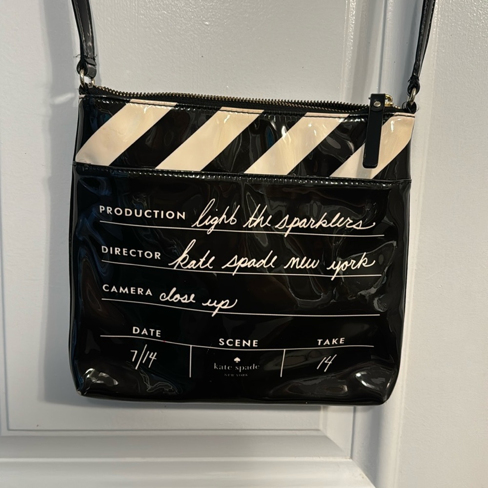 EUC Kate Spade “light the sparklers” adjustable Crossbody bag